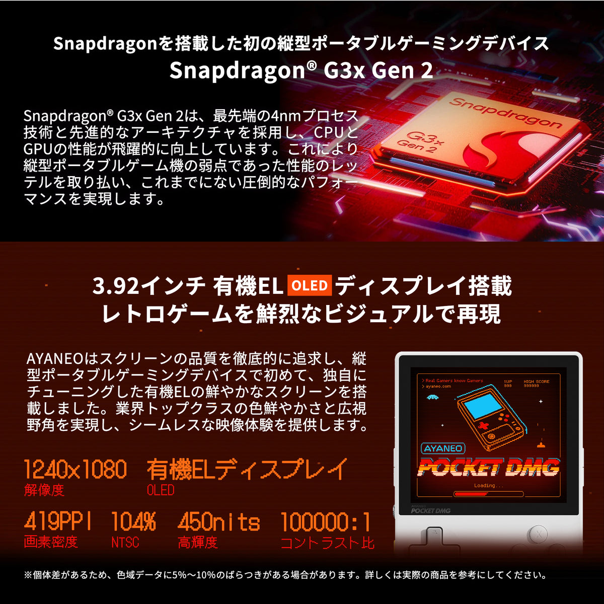 リファービッシュ品》AYANEO POCKET DMG Android機（Snapdragon G3
