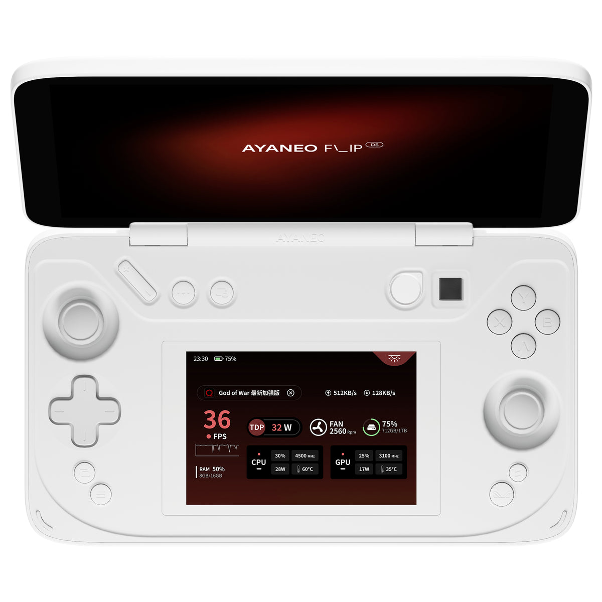 【最安】AYANEO flip ds 7840U メモリ32GB SSD2TB 最安】AYANEO flip ds 7840U メモリ32GB SSD2TB