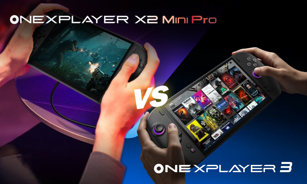 【徹底比較】OneXPlayer 3 vs X2 Mini Pro！14コアCPUの省電力性能が光る！コスパで選ぶならどっち？