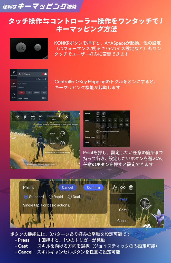 KONKR Pocket FIT（コンカー）Androidゲーム機 Snapdragon G3 Gen 3