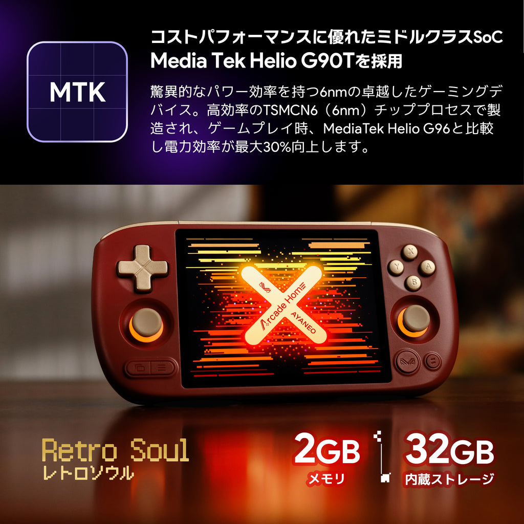 AYANEO Pocket AIR Mini Arcade Edition（Helio G90T）Androidゲーム機