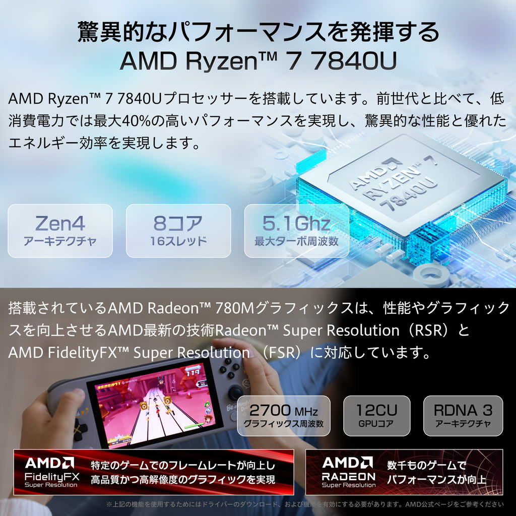 AYANEO AIR 1S Ryzen 7840U – ハイビーム 公式オンラインストア