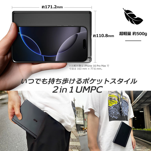 GPD MicroPC 2 天空オリジナルパッケージ（N300/N250）16GB/512GB