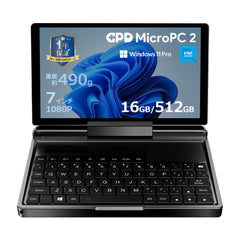 【新品未使用】GPD MicroPC 2 N300 16GB+512GB 7 Inch Cheap Pocket Laptop Netbook GPD MicroPC 2 Intel® Processor