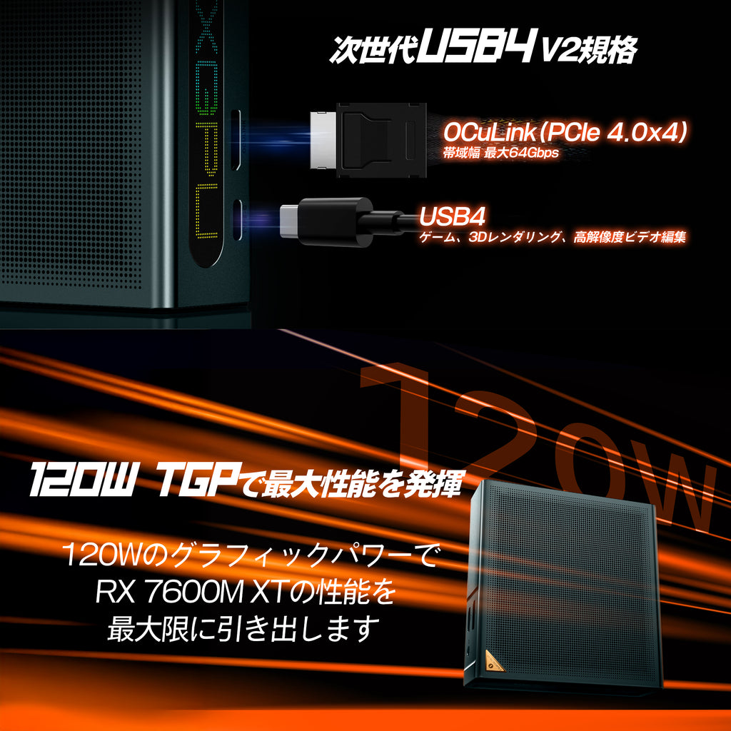 先行予約/10月31日発売】ONEXGPU Lite Radeon RX 7600M XT