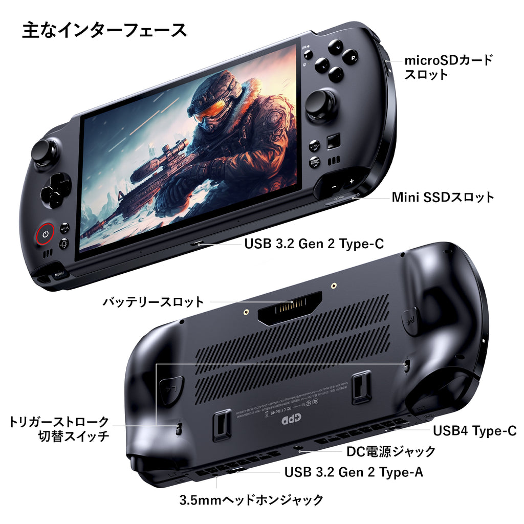 GPD WIN 5 ポータブルゲーミングPC Ryzen Al Max+ 395/Al Max 385