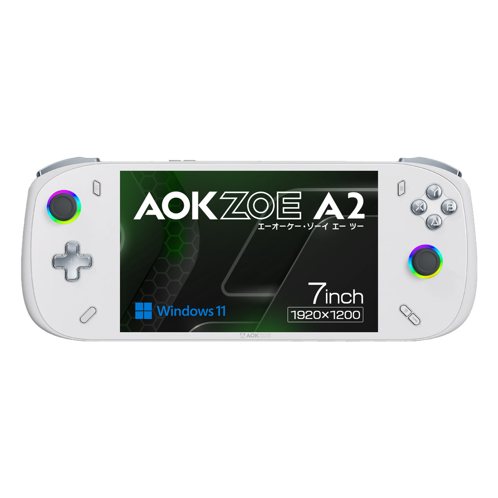 【新製品】【即納】AOKZOE A2 ポータブルゲーミングPC（ベゼルレス 7インチ 1920*1200/32GB DDR5メモリ/Windows 11 Home）