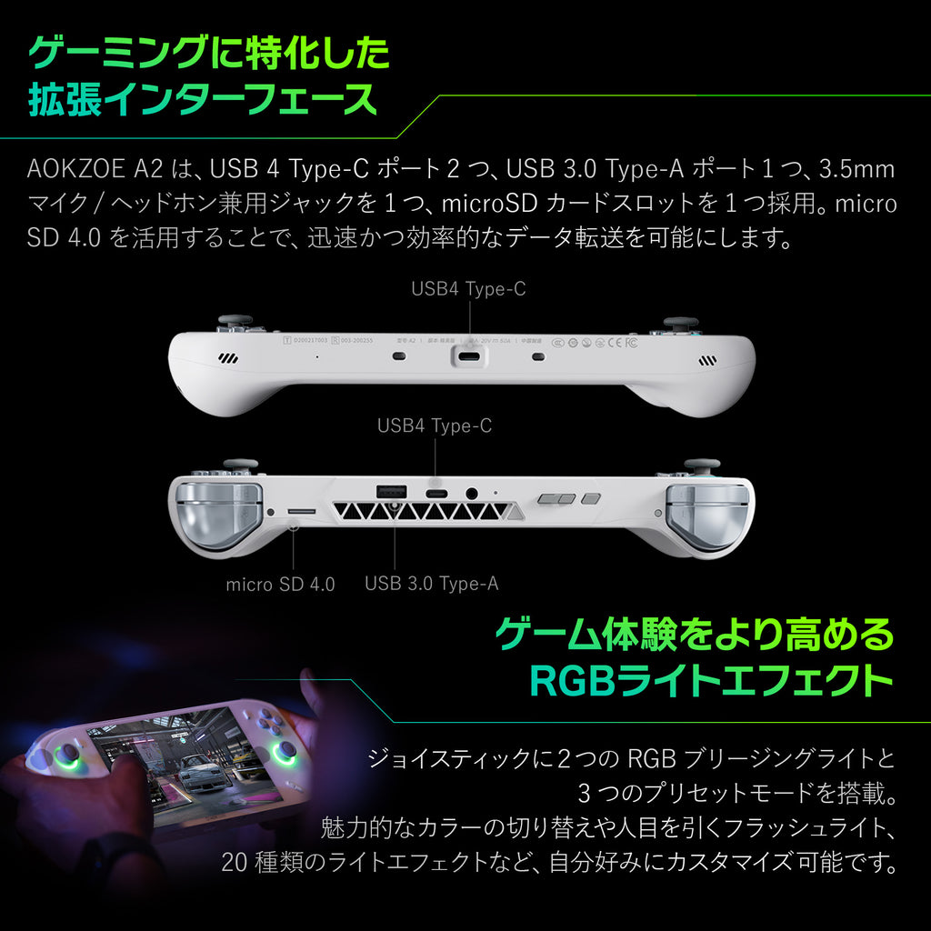 AOKZOE A2 Ryzen 7840U/6800U – ハイビーム 公式オンラインストア
