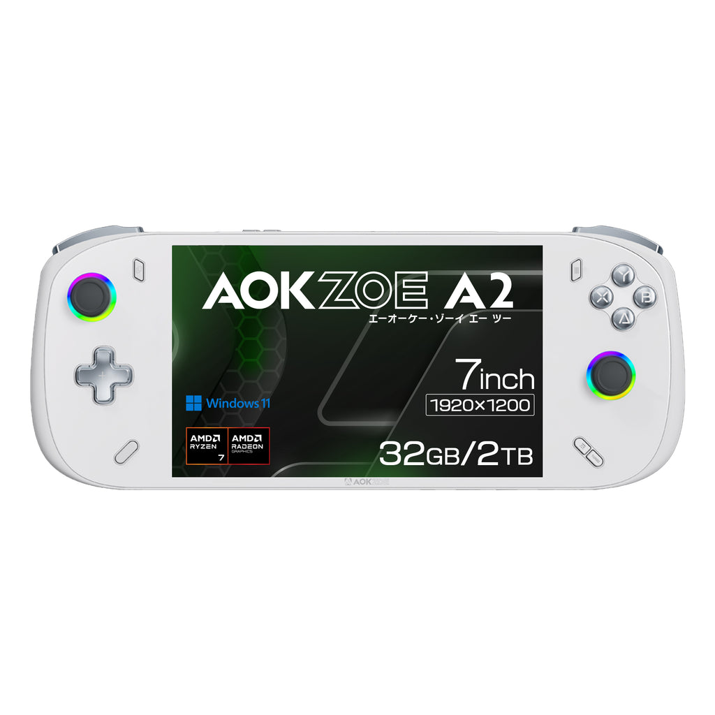 【新製品/即納】AOKZOE A2（ベゼルレス 7インチ 1920*1200/32GB DDR5メモリ/Windows 11 Home）