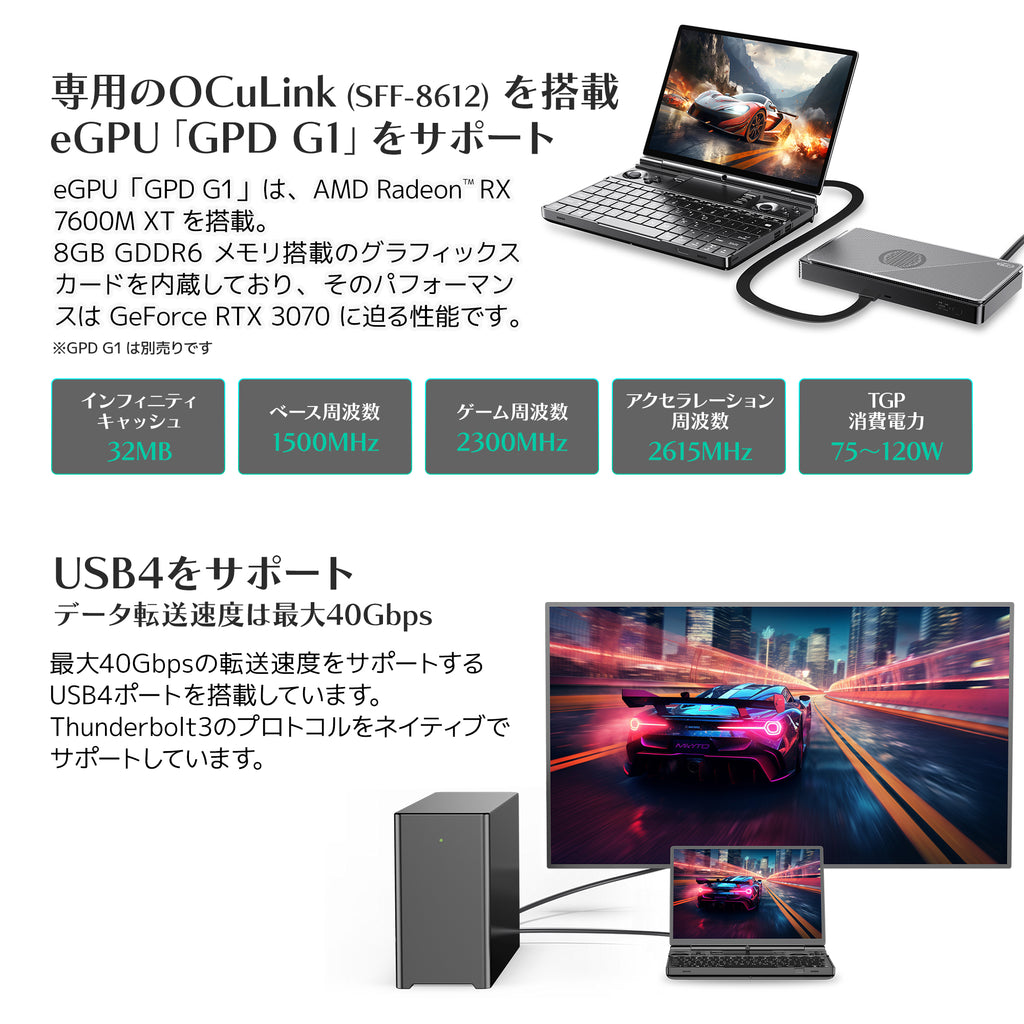 Windowsノート本体 GPD Win Max 2 2025 HX370/64GB/2TB Amazon.com : GPD Win MAX 2 2025 Handheld Gaming PC with AMD