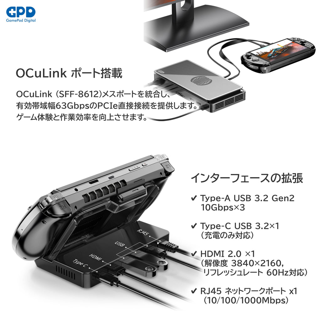 GPD WIN4 2024 Ryzen 8840U – ハイビーム 公式オンラインストア