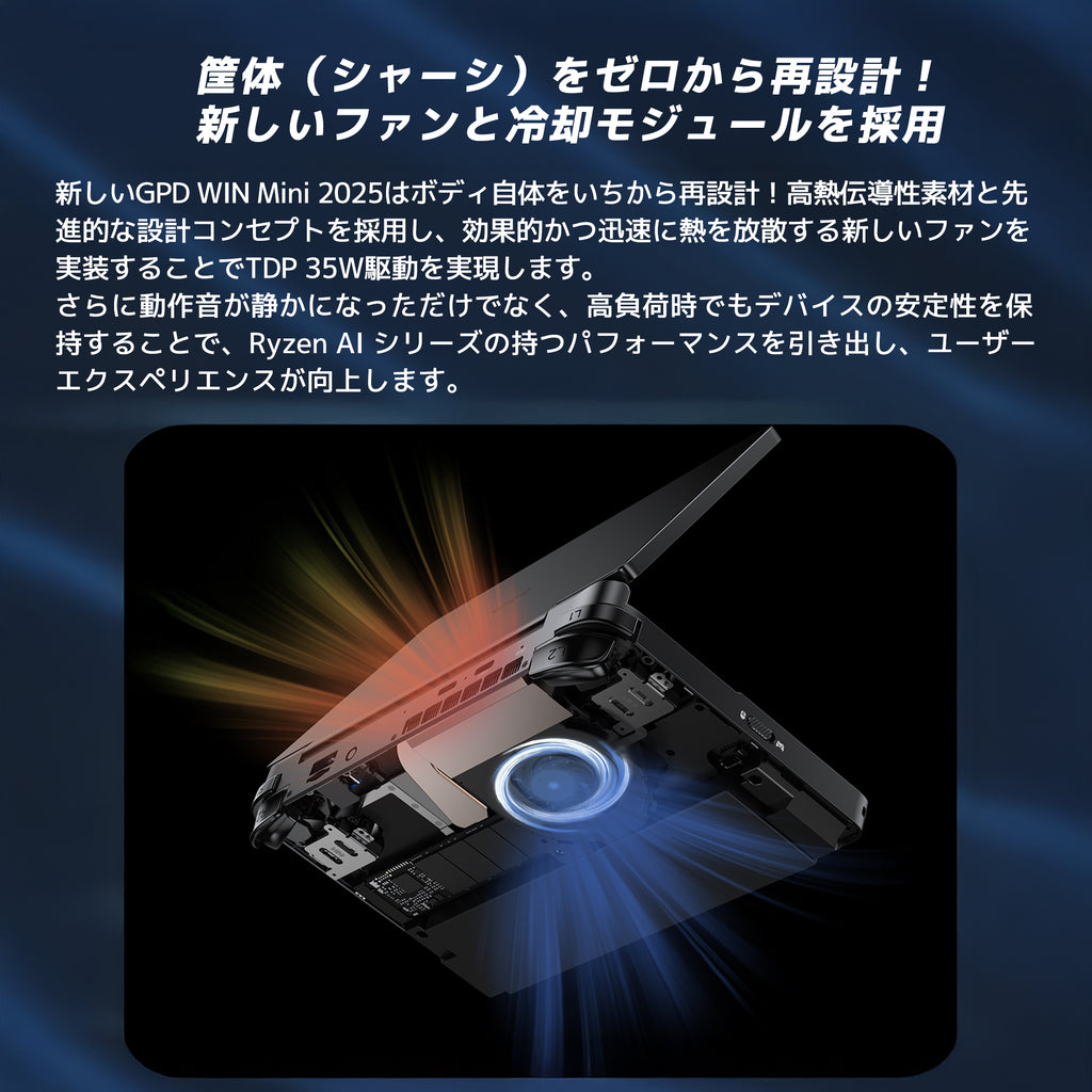 GPD WIN Mini 2025 Ryzen AI 9 HX 370/Ryzen7 8840U – UMPC専門店