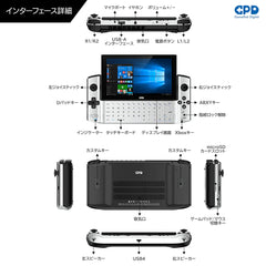 リファービッシュ品》GPD WIN3 シルバー Corei7-1165G7 16GB/1TB