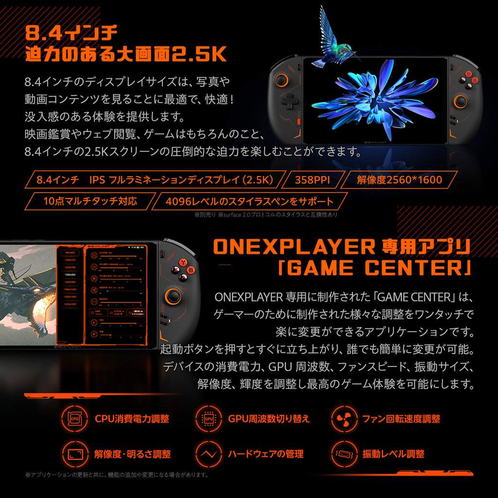 ONEXPLAYER 2 スノーホワイト Ryzen 6800U – ハイビーム 公式