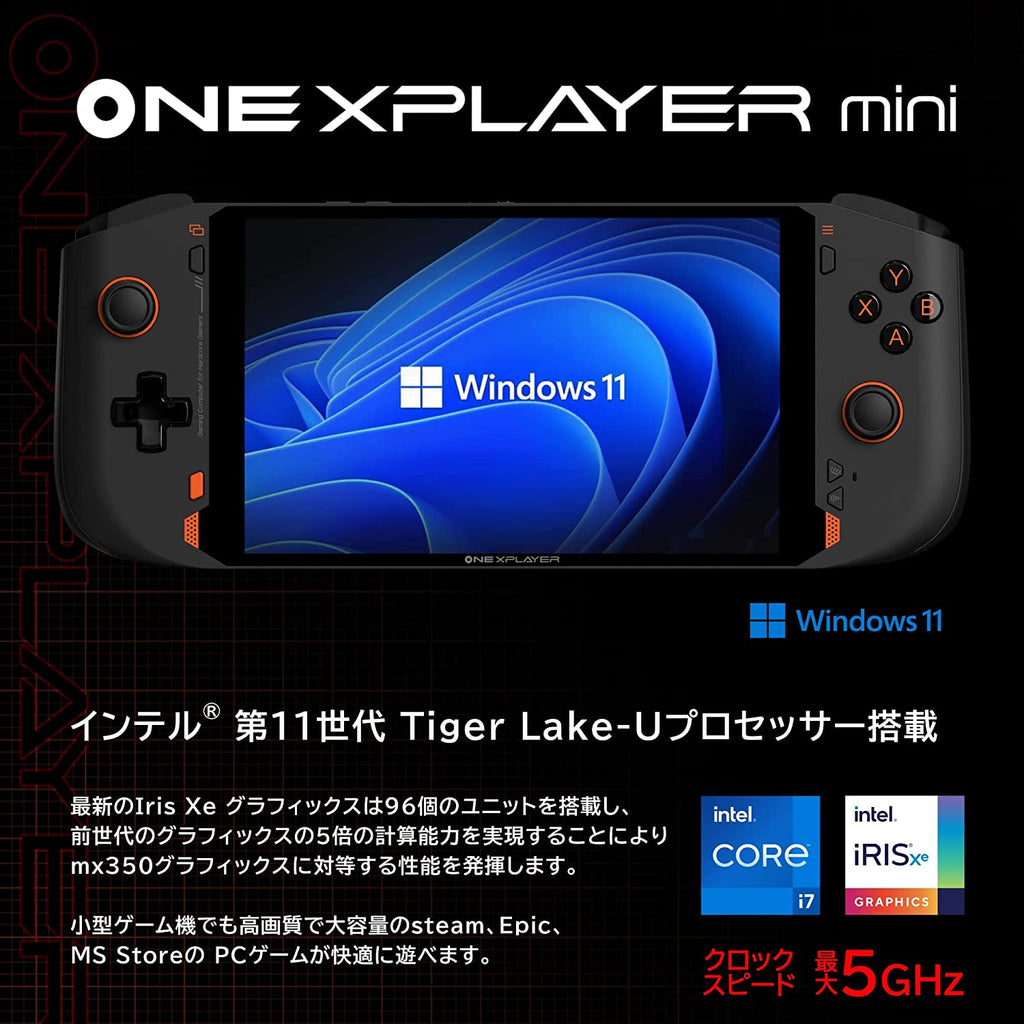 メモリ16GBONEXPLAYER mini 第11世代インテル Core i7-1195G7