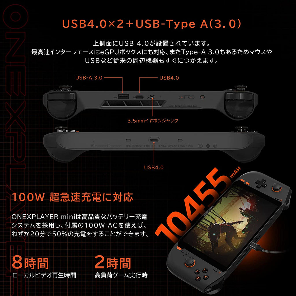 リファービッシュ品》ONEXPLAYER mini インテル Core i7-1195G7/16GB 